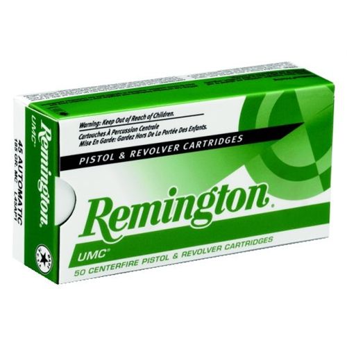 Remington UMC .45 ACP Jacketed Hollow Point, 230 Grain (50 Rounds) - L45AP7