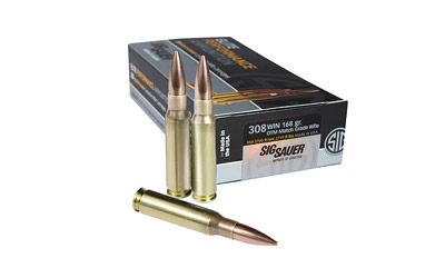 Sig Sauer Elite Performance .308 Winchester Open Tip Match, 168 Grain (20 Rounds) - E308M1-20