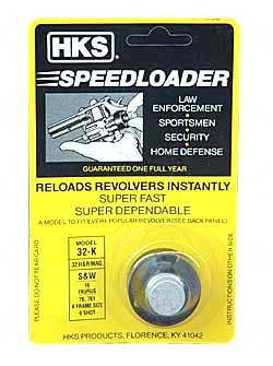 Hks Speedloader, 32 H&r, Fits S&w K, Taurus 76, Black 32k