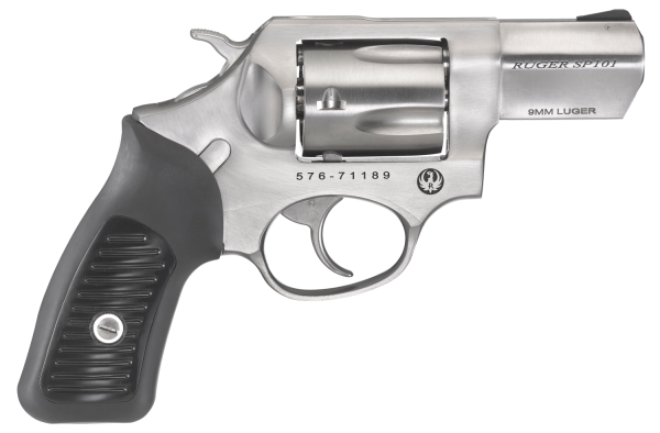 Ruger SP101 Standard 9mm 5-round 2.25" Revolver in Satin Stainless Steel - 5783