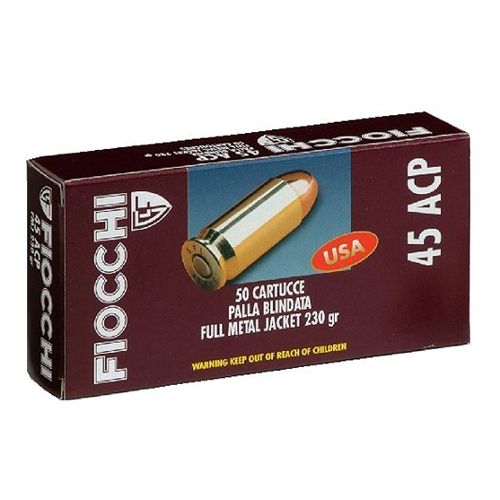 Fiocchi Ammunition .40 S&W Full Metal Jacket, 165 Grain (50 Rounds) - 40SWFUS