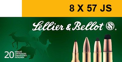 Magtech Ammunition 8X57 JRS Soft Point, 196 Grain (20 Rounds) - SB857JRA