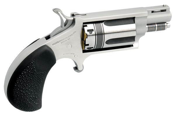 North American Arms Wasp .22 Winchester Magnum 5-Shot 1.12" Revolver in Stainless (The Wasp) - NAA22MSTW