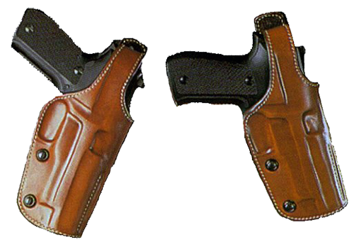 Galco International Dual Position Pheonix Right-Hand Belt Holster for Smith & Wesson N Frame in Tan (5") - PHX124