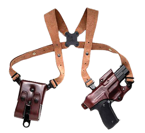 Galco KH130H Kodiak Hunter Shoulder System 8.37" Barrel S&W N Frame Steerhide Havana - KH130H