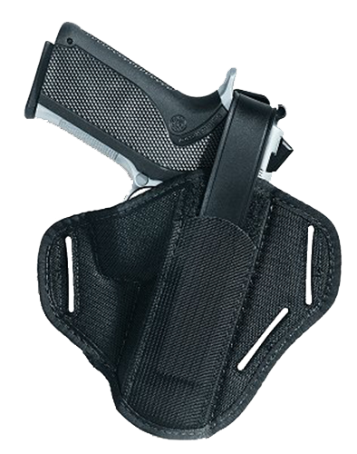 Uncle Mike's Slide Left-Hand Belt Holster for Small 5-Shot Revolvers in Black (2") - 8636