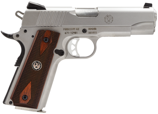 Ruger SR1911 .45 ACP 7+1 4.25" 1911 in Stainless Steel - 6702