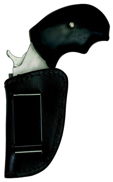 Homeland HLM037BB Holster Boot ''N Belt NAA Mini-Revolver Leather Blac - HLM037BB