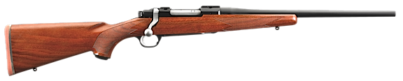 Ruger M77 Hawkeye Compact .243 Winchester 4-Round 16.5" Bolt Action Rifle in Blued - 37138