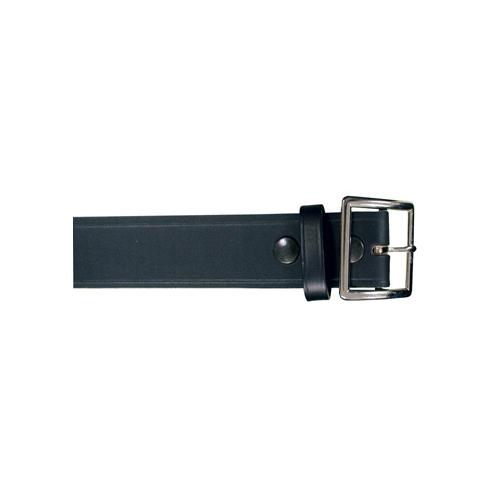 Boston Leather Garrison Belt in Black Basket Weave - 34