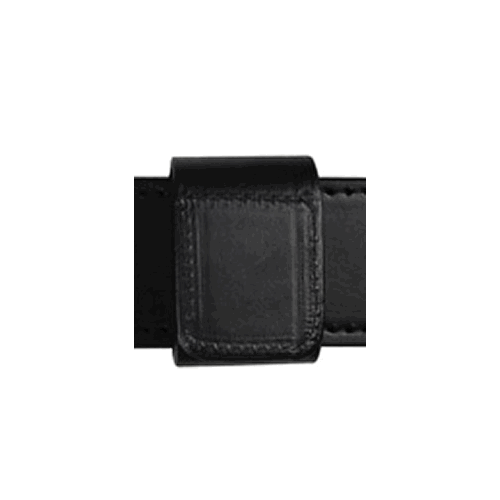 Boston Leather Double Wide Belt Keeper in Black Ballistic weave - 5497-5