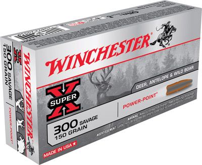 Winchester Super-X .300 Savage Power-Point, 150 Grain (20 Rounds) - X3001