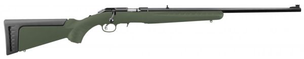 Ruger American Rimfire Threaded ODG 22 WMR .22 Winchester Magnum 9-Round 18" Bolt Action Rifle in Blued - 8335