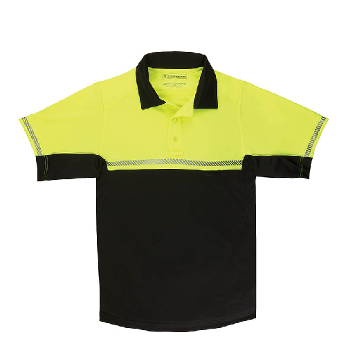 5.11 Tactical Bike Patrol Men's Short Sleeve Polo in Reflective Yellow - Medium