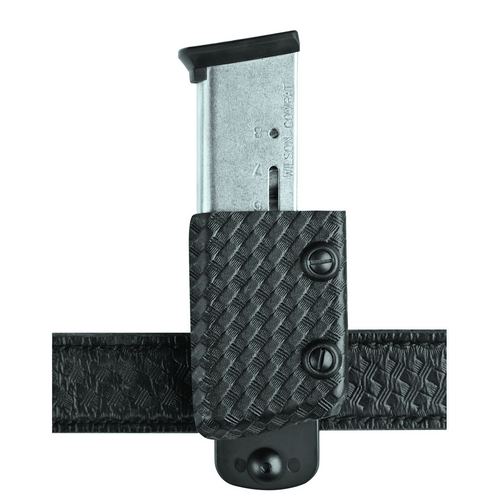 Boston Leather Velcro Tip Garrison Belt in Black Plain