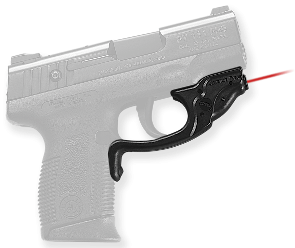 Crimson Trace LG493 Laserguard Red 633nm Taurus MillPro Blk Poly