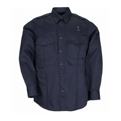 5.11 Tactical PDU Class B Men's Long Sleeve Uniform Shirt in Dark Navy - X-Large