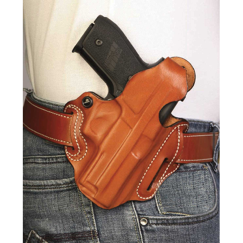 Desantis Gunhide Thumb Break Scabbard Right-Hand Belt Holster for Colt Cobra in Plain Tan (2.5") - 001TA33Z0