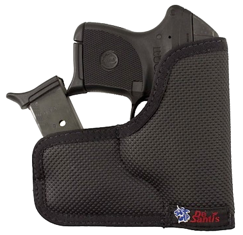 Desantis Gunhide Nemesis Inside The Pocket Ambidextrous-Hand Pocket  Holster for Kel-Tec P3At/Ruger LCP in Black - M33BJG3ZO