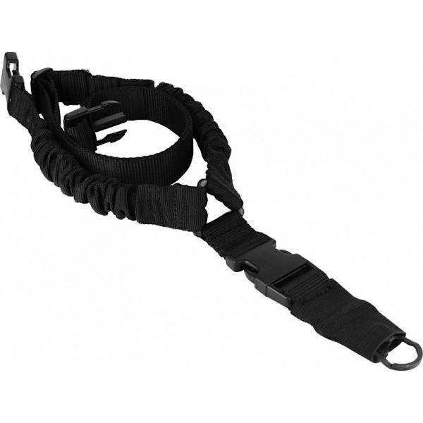 Aim Sports Inc 1 point Tactical Bungee Sling Heavy Duty Nylon Black Finish AOPS01B