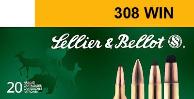 Magtech Ammunition .308 Winchester/7.62 NATO Soft Point, 180 Grain (20 Rounds) - SB308C