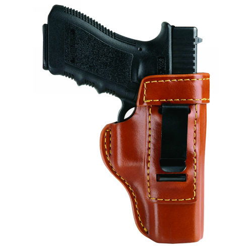 INSIDE THE PANT HOLSTER Inside Trouser Holster Chestnut Brown Finish Fits Glock 26, 27, 33 and Taurus PT111 - 890-G27