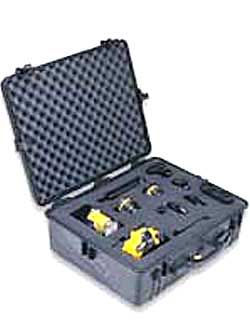 Pelican Protect Case, 1600, 21.75"x16.75"x8", Black 1600-000-110