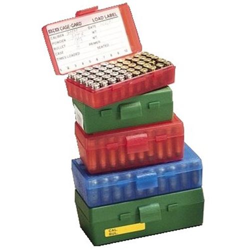 MTM 50 Round 44 Magnum/45 Long Colt Green Ammo Box P504410