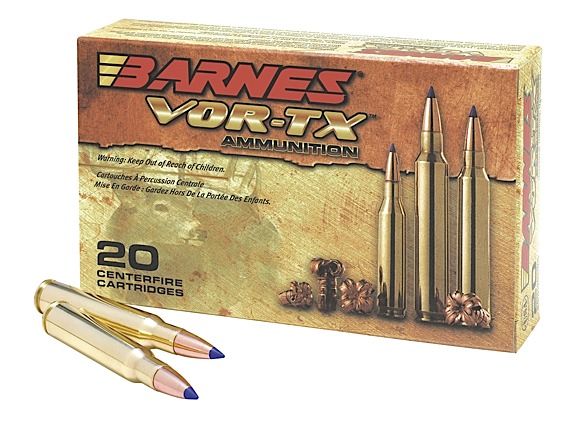 Barnes Bullets VOR-TX .300 Winchester Short Magnum Tipped TSX Boat Tail, 165 Grain (20 Rounds) - 21536