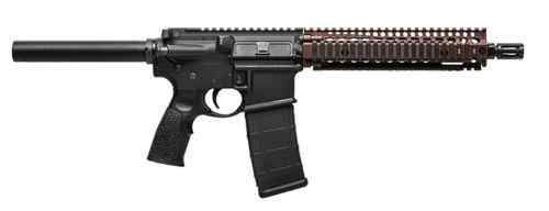Daniel Defense DDM4 MK18 Carbine Pistol .223 Remington/5.56 NATO 30+1 10.3" Pistol in Matte Black - 02-088-06030