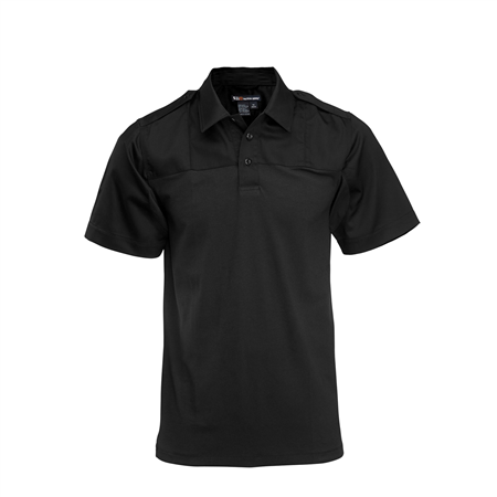 5.11 Tactical PDU Rapid Men's Short Sleeve Polo in Black - Medium