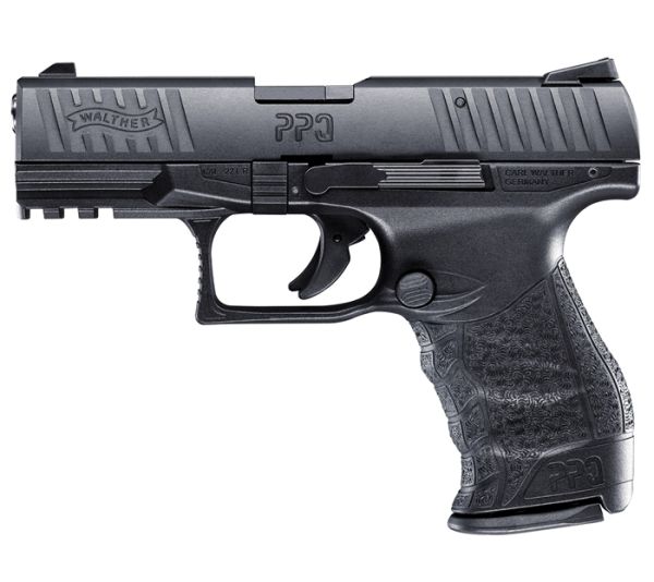 Walther PPQ 22 M2 .22 Long Rifle 12-Round 4" Pistol in Tenifer Black Polymer - 5100300