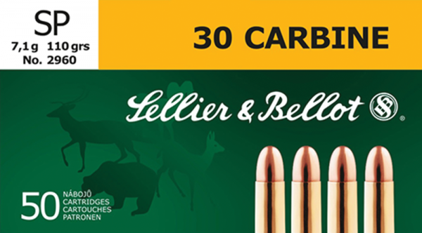 Magtech Ammunition .30 Carbine Soft Point, 110 Grain (50 Rounds) - SB30B