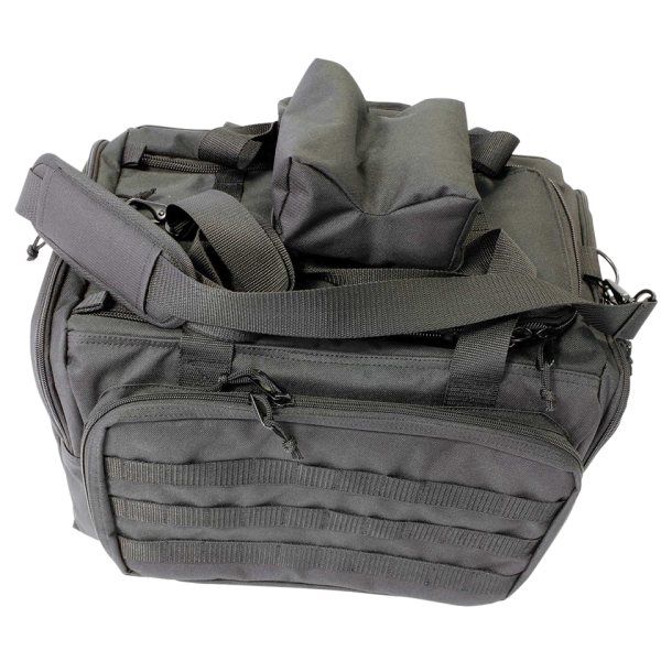 Birchwood Casey 06844 SportLock Deluxe Range Bag 10" x 17" x 14" Light Gray