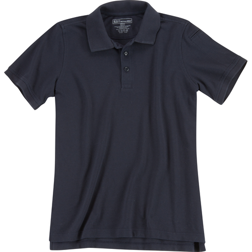 5.11 Tactical Utility Women's Short Sleeve Polo in Dark Navy - Small