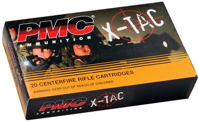 PMC Ammunition X-Tac 5.56 NATO Full Metal Jacket Boat Tail, 55 Grain (20 Rounds) - 5.56X