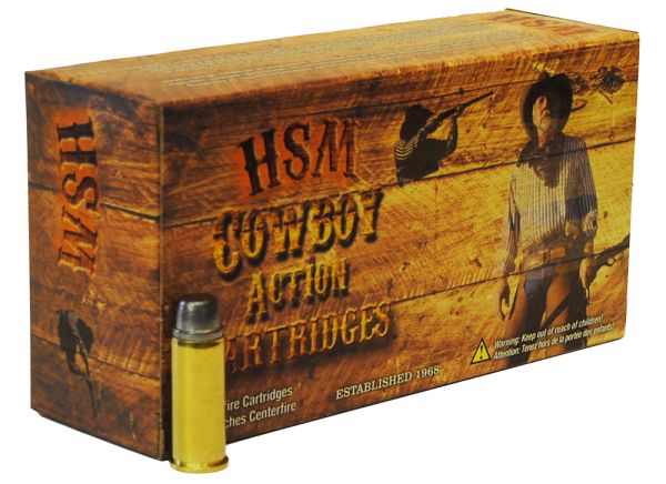 HSM Hunting Shack Cowboy Action .45-70 Government Round Nose Flat Point, 405 Grain (20 Rounds) - 45702N