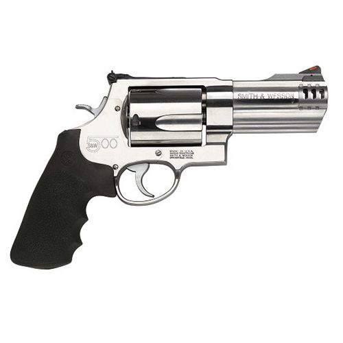Smith & Wesson 500 .500 S&W 5-Shot 4" Revolver in Satin Stainless - 163504