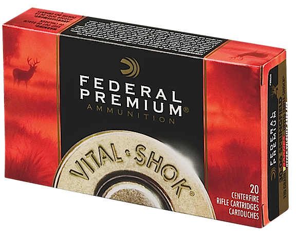 Federal Cartridge Vital-Shok Medium Game .30-06 Springfield Trophy Copper, 165 Grain (20 Rounds) - P3006TC2