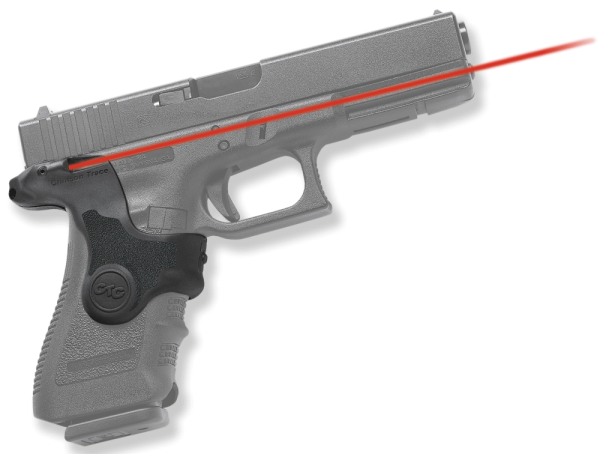 Crimson Trace LG417 Lasergrips Red Glock Gen3 Full Size 17/19 Front Actvation