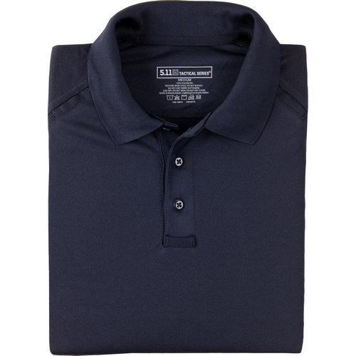 5.11 Tactical Performance Men's Short Sleeve Polo in Dark Navy - 2X-Large