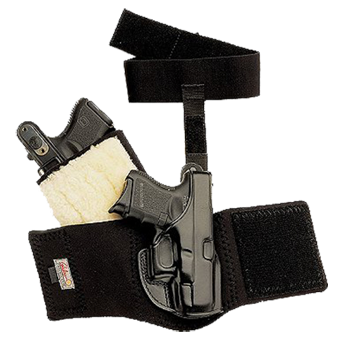 Galco International Ankle Glove Right-Hand Ankle Holster for J-Frame in Black (2.125") - AG158