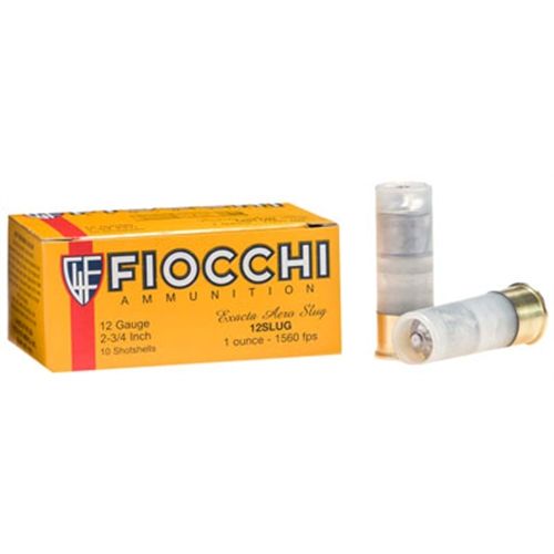 Fiocchi Ammunition Aero Rifle .12 Gauge (2.75") Slug Lead (10-Rounds) - 12SLUG