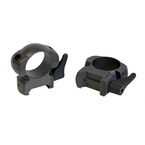 Weaver 1" High Leverlok Top Rings w/Matte Black Finish 49326