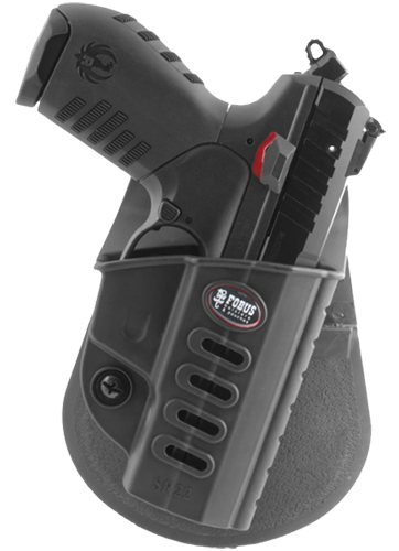 Fobus USA Roto Evolution Right-Hand Paddle Holster for Ruger SR22 in Black - SR22RP