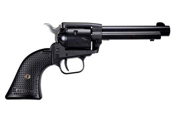 Heritage Rough Rider .22 Long Rifle 6-round 4.75" Revolver in Black Satin Steel - SRR22MBS4PG