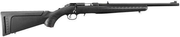 Ruger American Rimfire Standard with Threaded Barrel .17 HMR 9-Round 18" Bolt Action Rifle in Blued - 8312