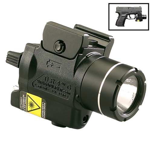 Streamlight 69245 TLR-4 G 115 Lumens CR2 Lithium 3V Black w/Green Laser