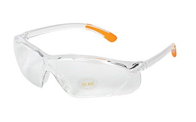 Allen Shooting Glasses, Clear/orange Finish 22753