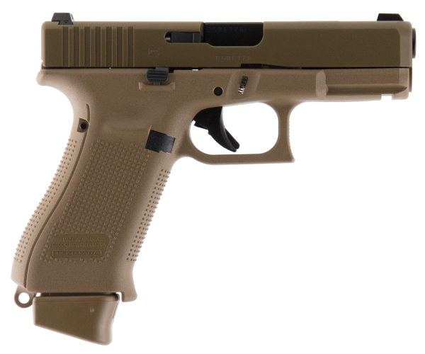 Glock 19X Crossover 9mm 10+1 4.02" Pistol in Coyote Tan - PX1950701